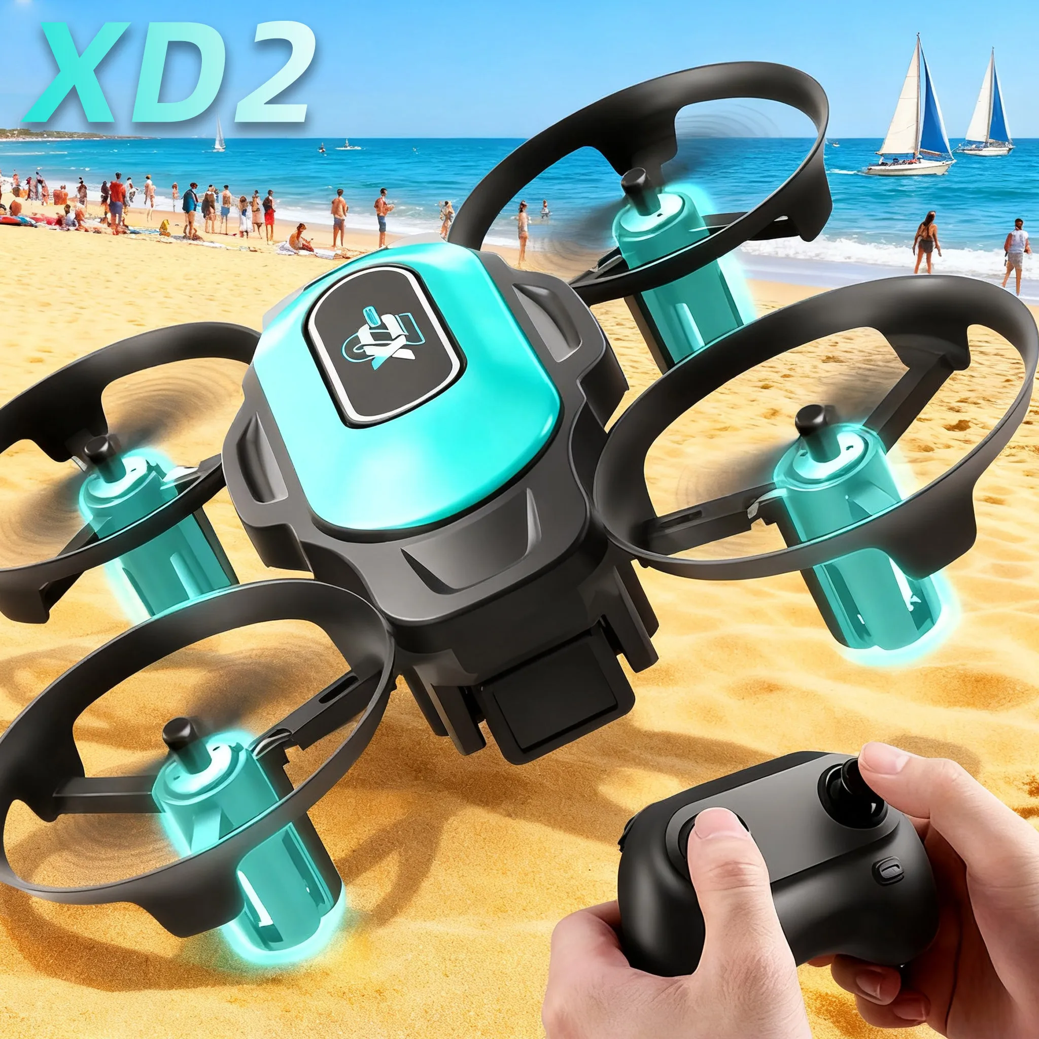 Drone Video Production - XD2 미니 드론, 360 ° 스턴트