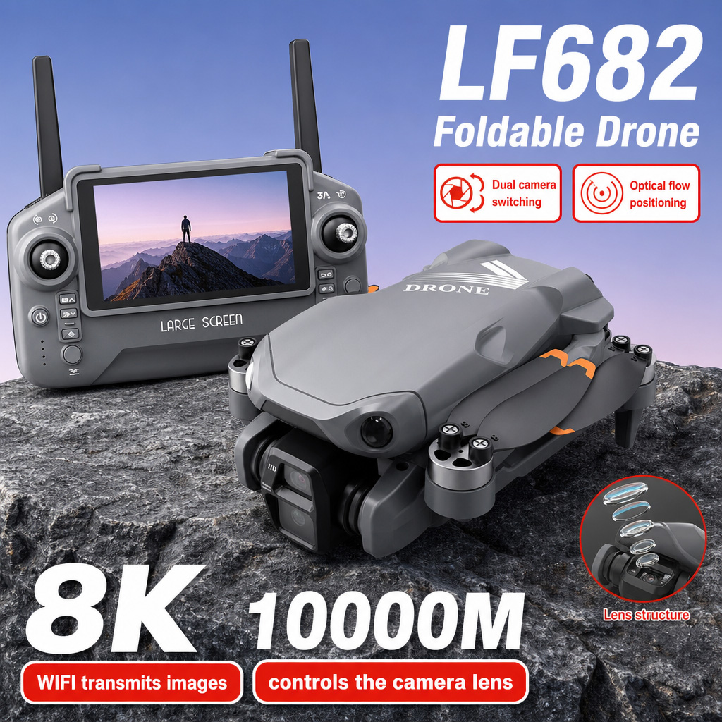Drone Photogrammetry - 항공 사진 촬영 LF682 드론 8K