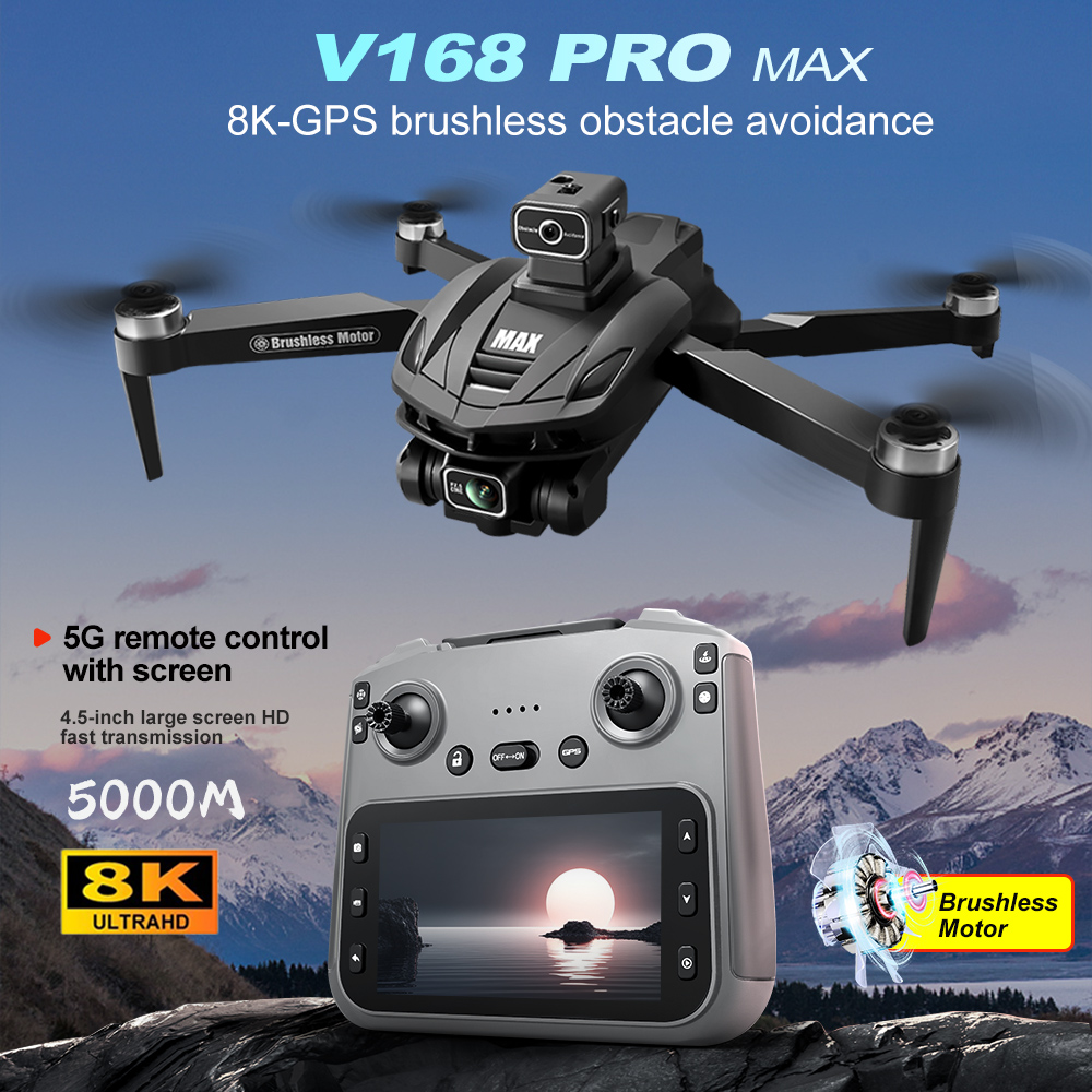 Drone Photogrammetry - V168 PRO Max GPS 드론 8K