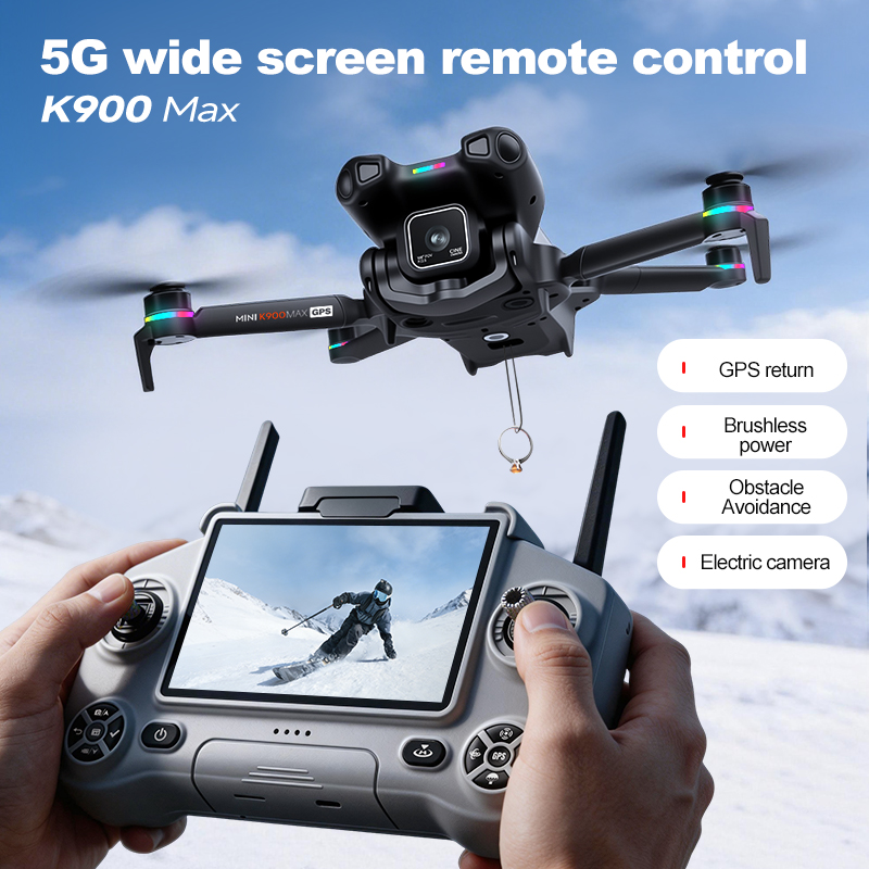 새로운 K900 MAX GPS 드론, 4K 전문가용 H - Drone Photogrammetry 리뷰 및 가격
