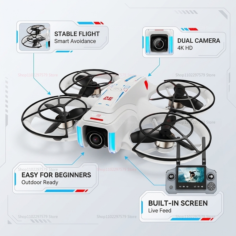 새로운 2세대 AE21 GPS 드론 전문가용 8K 카메 - Drone Photogrammetry 리뷰 및 가격