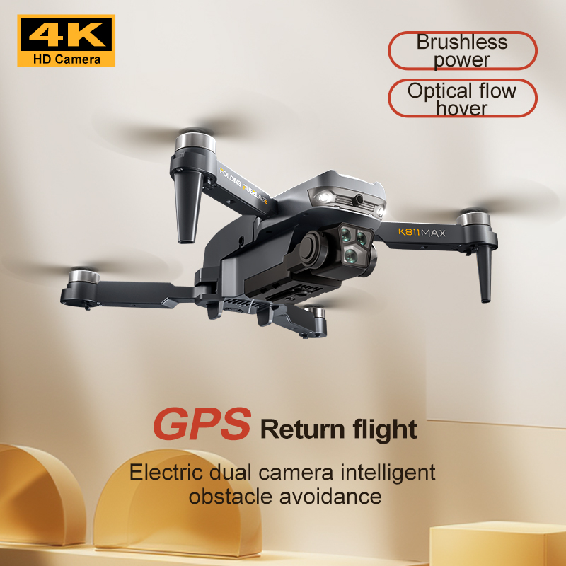 K811MAX 쿼드콥터 드론: 브러시리스, GPS, 자 - Drone Aerial Photography 리뷰 및 가격