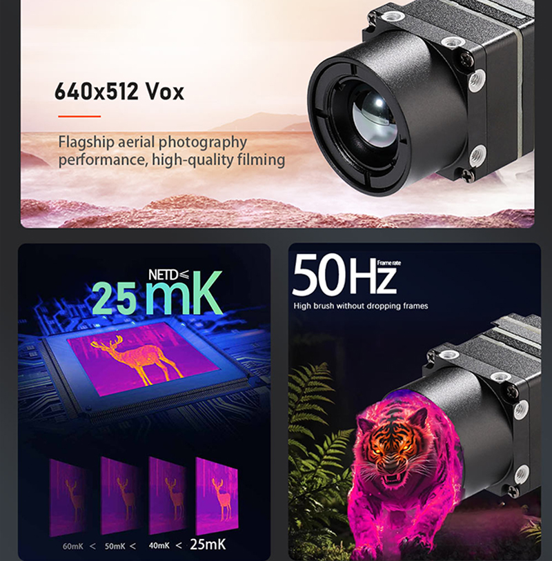 신제품 640x512 FPV 드론 열화상 카메라 모듈  - Drone Thermal Imaging 리뷰 및 가격